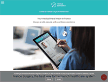 Tablet Screenshot of france-surgery.com
